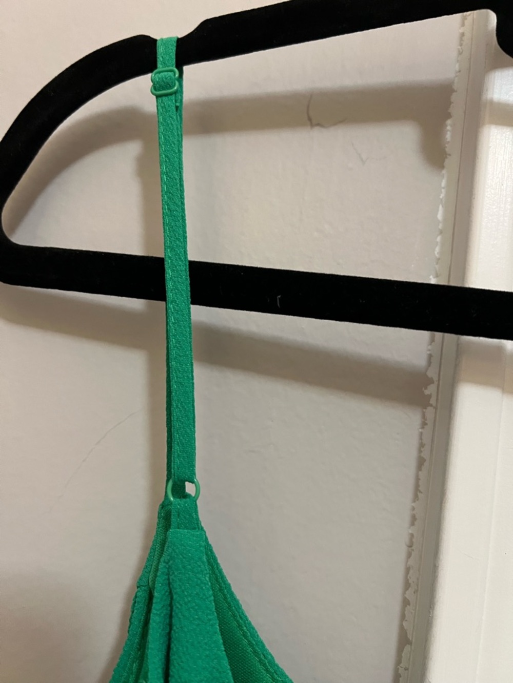 B Darlin Vibrant fit and flare Green Dress with Tie Waist Sz 9/10 EUC - Picture 5 of 8
